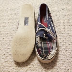 Plaid Sperry Shoes